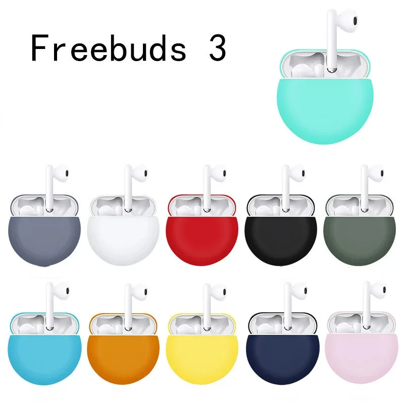 

Earphone Case for Huawei Freebuds 3 Soft Silicone Cover Protector Shell for Freebuds 3 Wireless Bluetooth Headphone Accessories