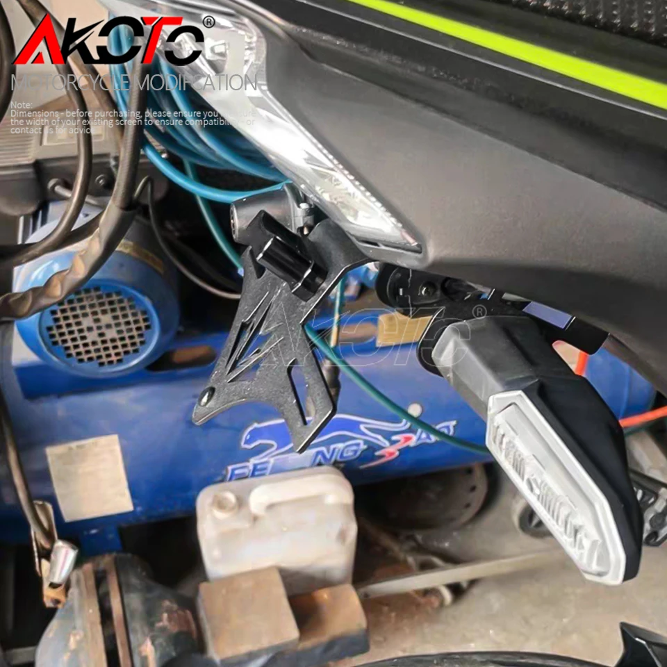 Guardabarros limpio trasero 2025-2026 eliminador para Kawasaki Z900 /SE Z 900 900SE Z900SE piezas de motocicleta accesorios LED para matrícula