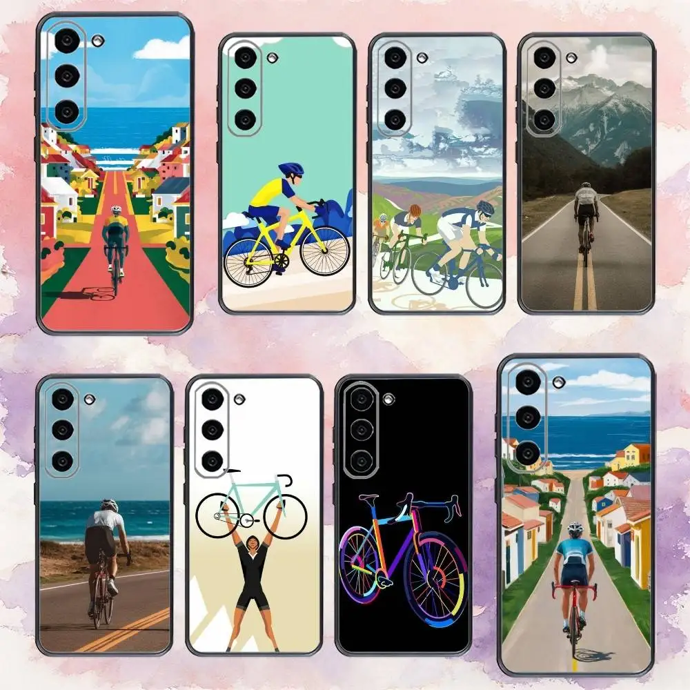 حافظة لهاتف سامسونج جالاكسي A73، A72، A71، A70، A53، A52، A51، أخرى غطاء أسود ناعم #1