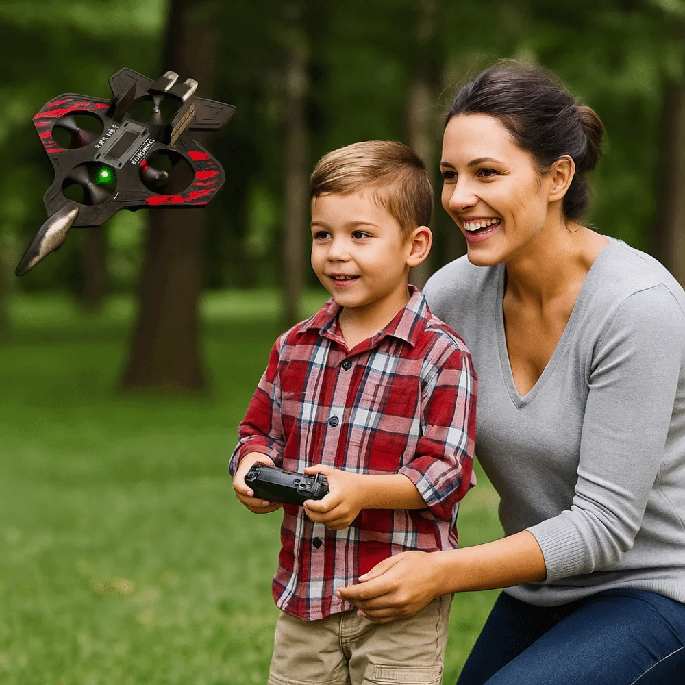 

EPP Foam Remote Control Foam Fighter Gravity Sensing Rechargeable Four Motor Helicopter Toy 2.4G Stunt Durable