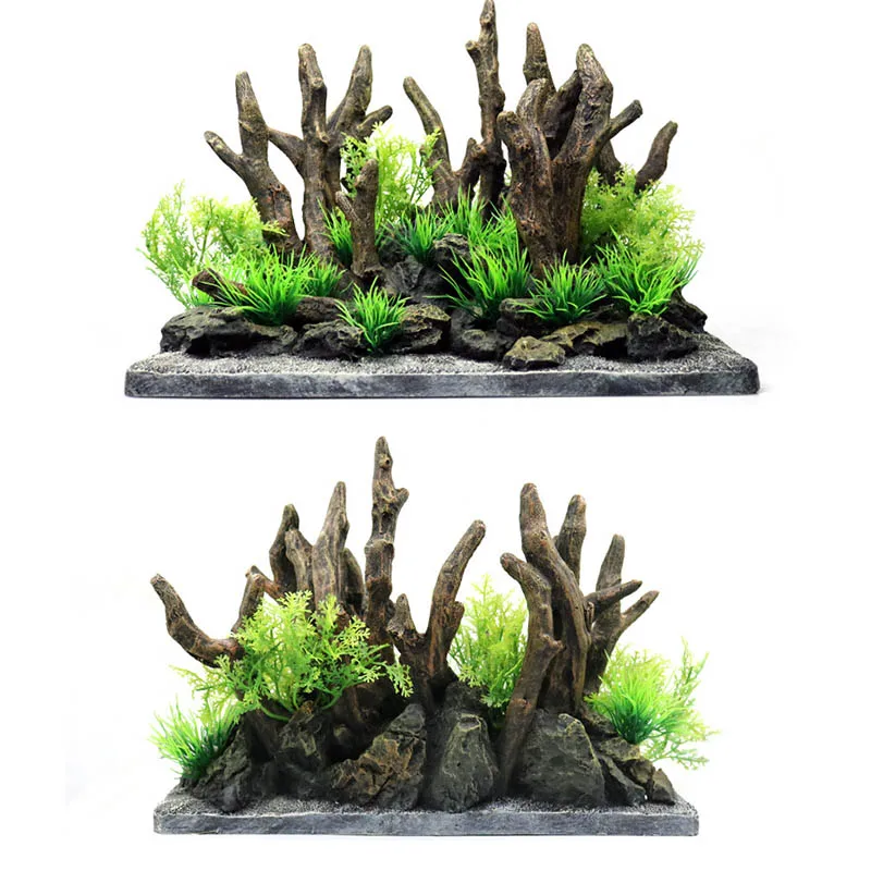 

1pc Fish Tank Simulation Stone Landcape Rockery Decoration Claw Small Ornaments Aquarium Valley Resin