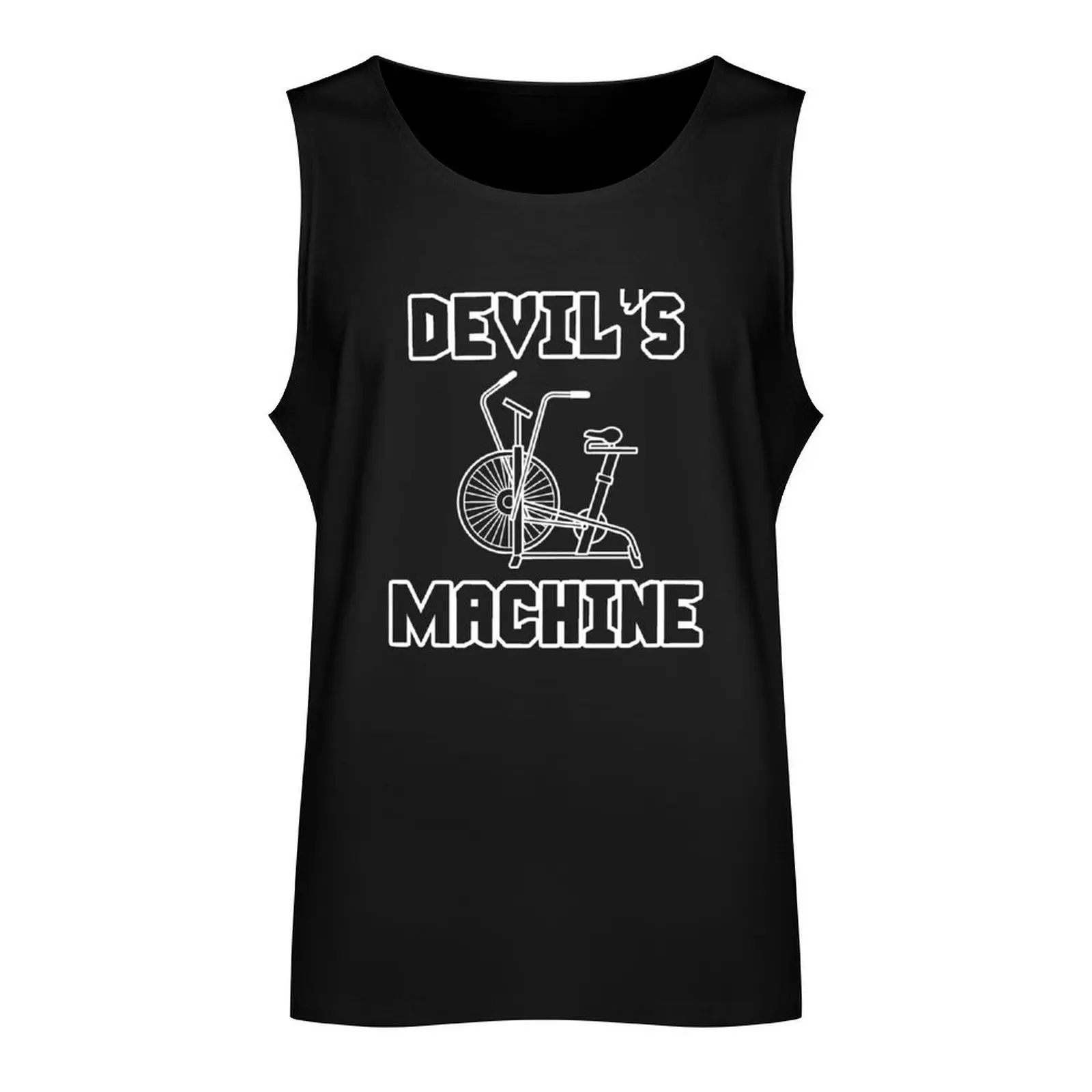 Devil's Machine Assault Air Bike Tank Top Men's cotton t-shirt sleeveless vest men gym wear men T-shirt male