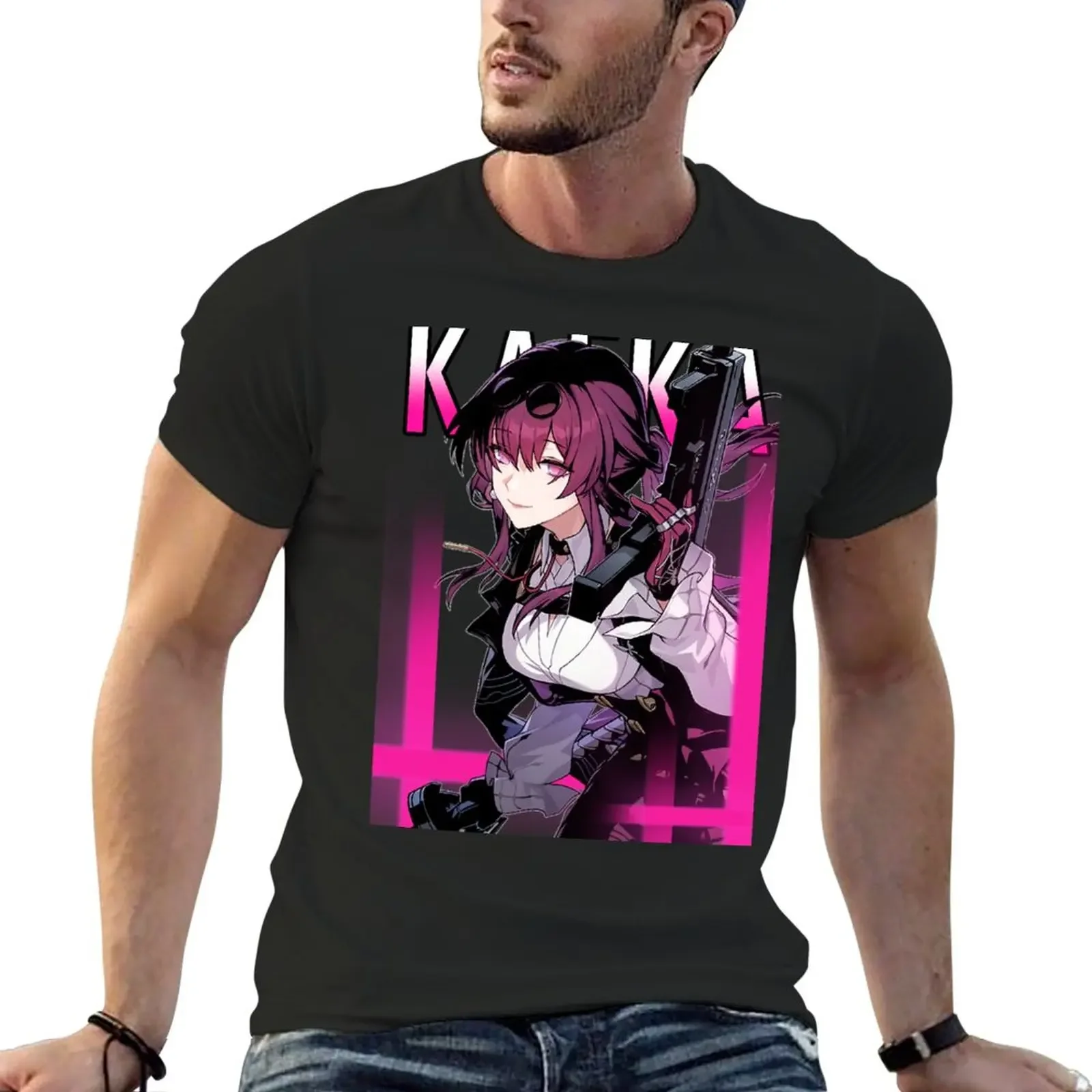 

kafka honkai star rail shirt kafka honkai T-Shirt plus sizes tops shirts men graphic