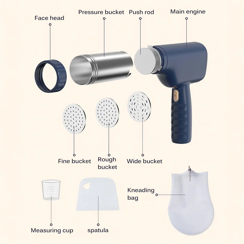 Machine à nouilles électrique portable, machine à pâtes, machine à spaghetti aste, ménage
