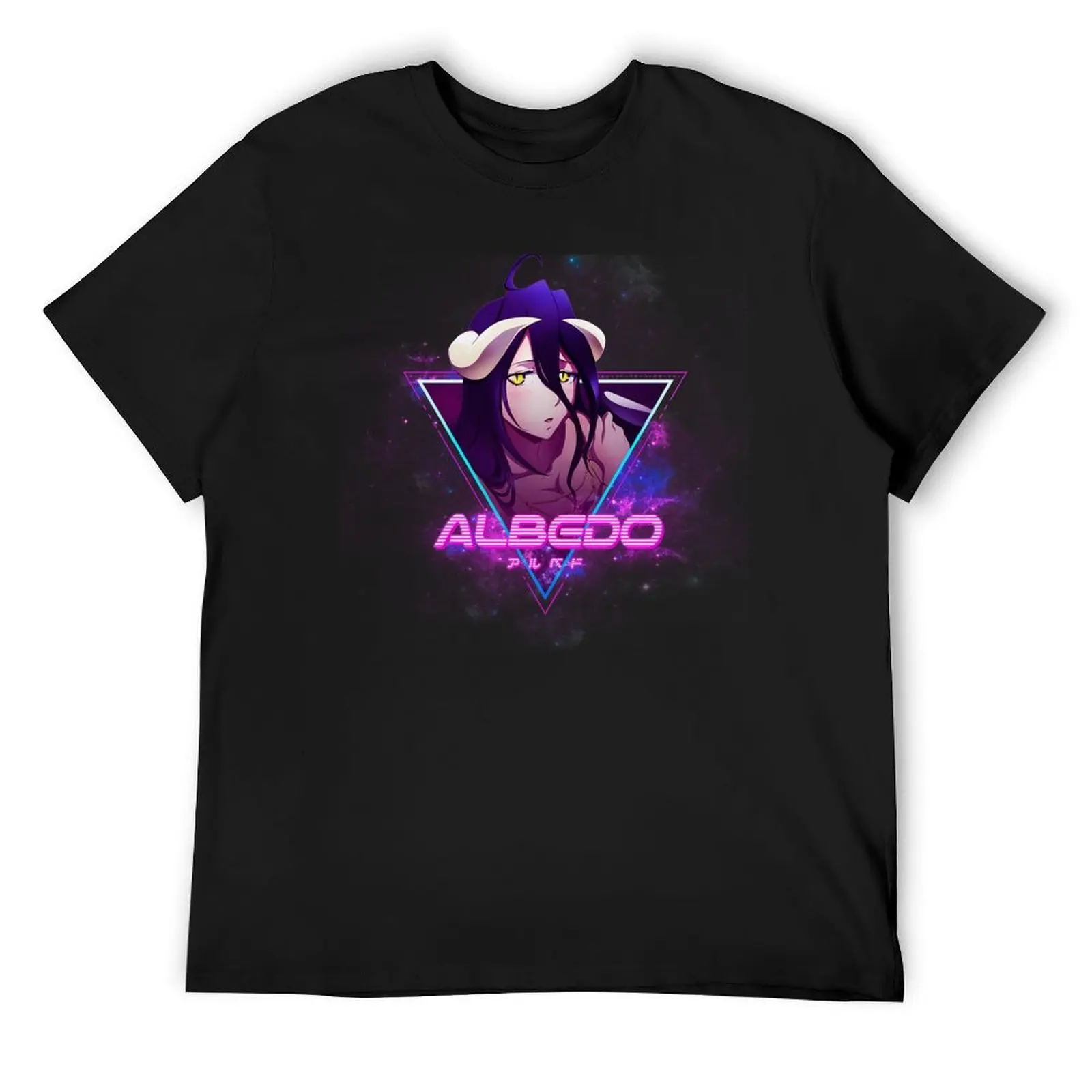 

Overlord (Albedo アルベド Aesthetic) T-Shirt graphic tee shirt quick-drying plus size clothes outfits for men