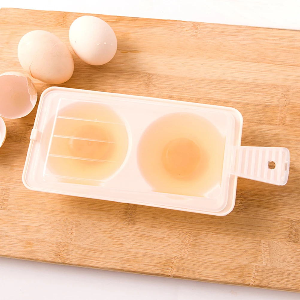 

Egg Boiler Mold Steamed Bowl Micro-wave Oven Microwave Steamer Double Covered