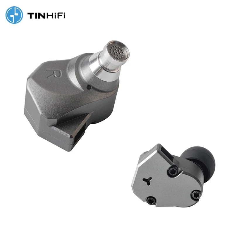 TINHiFi C2 IEM LCP 다이어프램 다이나믹 DD 드라이버 헤드폰, HiFi 인이어 음악 DJ 베이스 이어폰, 0.78mm 2 핀 CNC 금속, 10mm