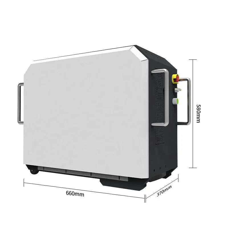 펄스 휴대용 레이저 녹 제거 청소 기계, 배낭 섬유 레이저 클리너, 공장 판매, 50W, 100W