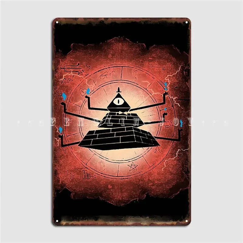 Cipher Metal Sign Wall Decor Cinema Printing Cinema Living Room Tin sign Poster