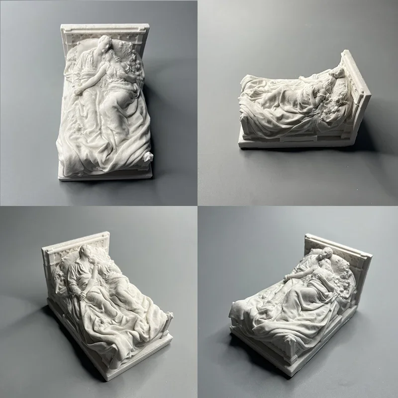 European Portrait Gypsum Silicone Mold DIY Aromatherapy Candle Drop Glue Sculpture Resin Ornament Handmade Soap Abrasive Tool