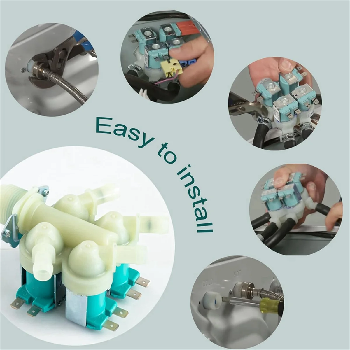 삼성의 새로운 DC62-00214M 세탁기 워터 밸브가 DC62-00214M을 대체합니다. 2979589   AP 5623062   PS 4208704   EAP 4208704