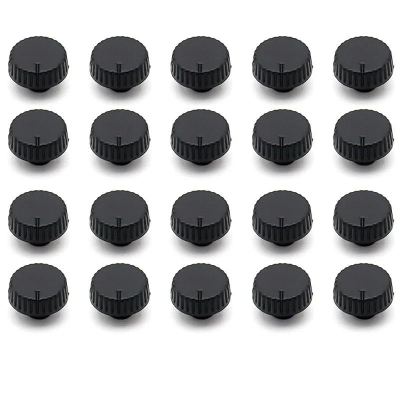 

REPLA-20PCS Thin Knob Cap Potentiometer Knob Volume Power Amplifier Adjustment Cap