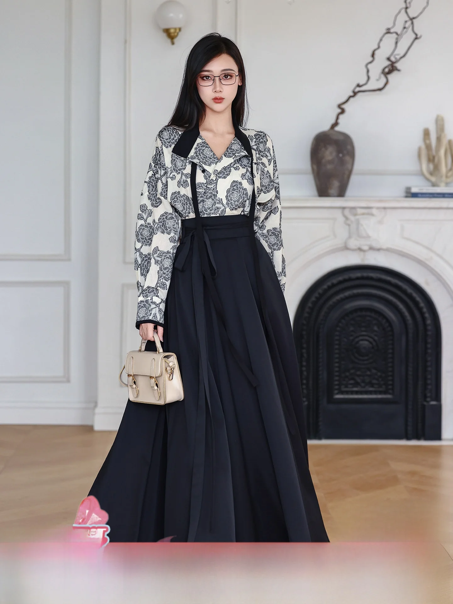 original-hanfu-high-collar-cotton-linen-irt-tang-sle-nt-design-bla-white-spring-commute-high-quali-women's-c