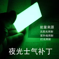 Embrite Luminous Patch Warning Luminous Marker Magic Patch Fluorescent Pudding Night Cycling Armband
