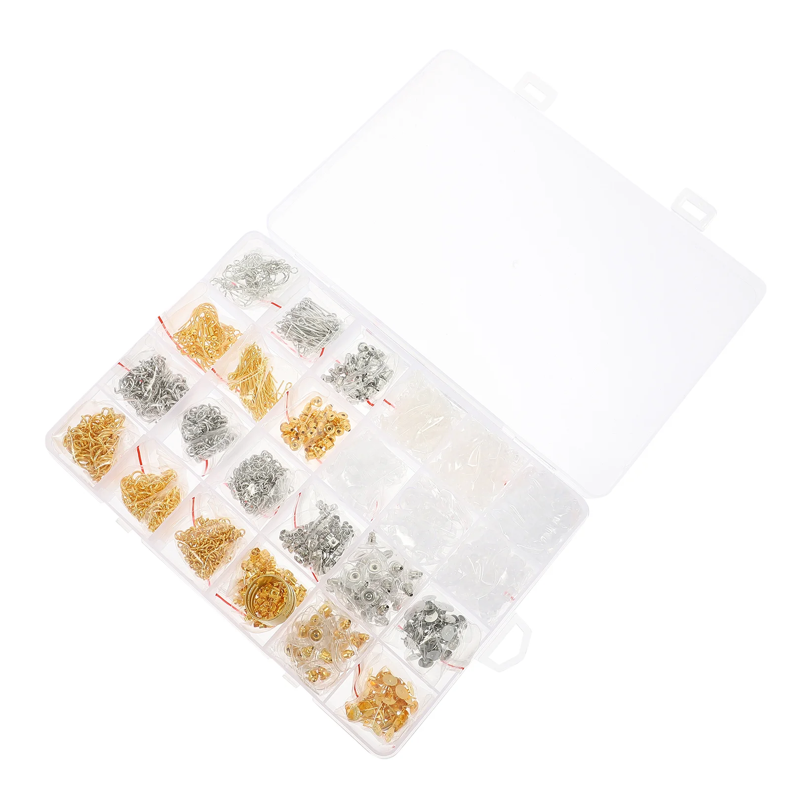 Jewelry Accessories Beads Kit DIY Earring Findings Backs Wires Fish Clutch Earrings