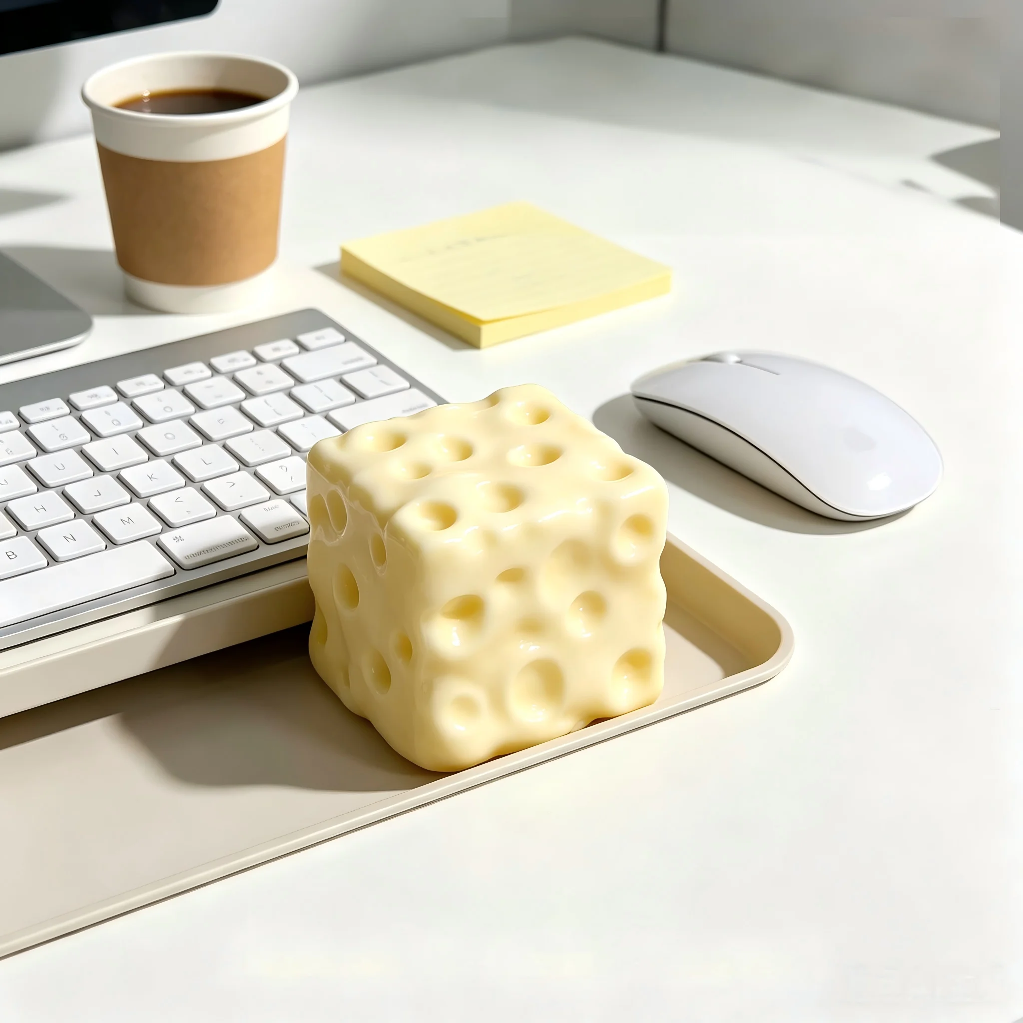 Vaseline Soft Cheese Cube Squi - đánh giá và giá Fidget Cube Original