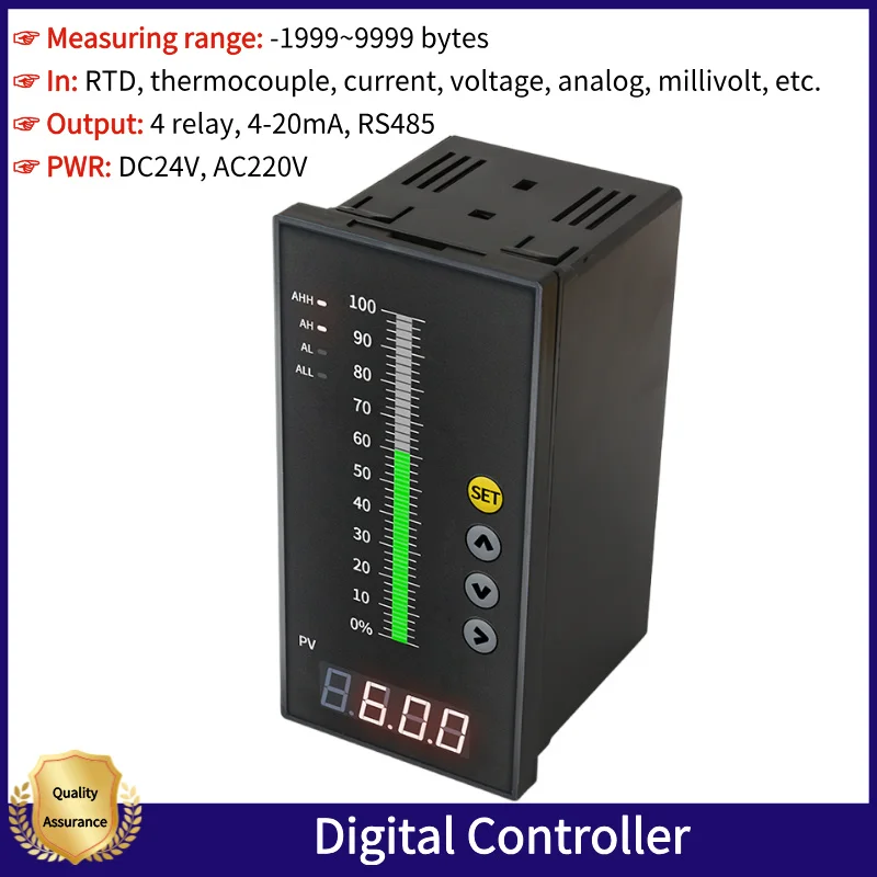 

Level Controller For Tank Water Liquid Level Display Control Instrument Temperature Controller 4-20ma RS485 Level Indicator