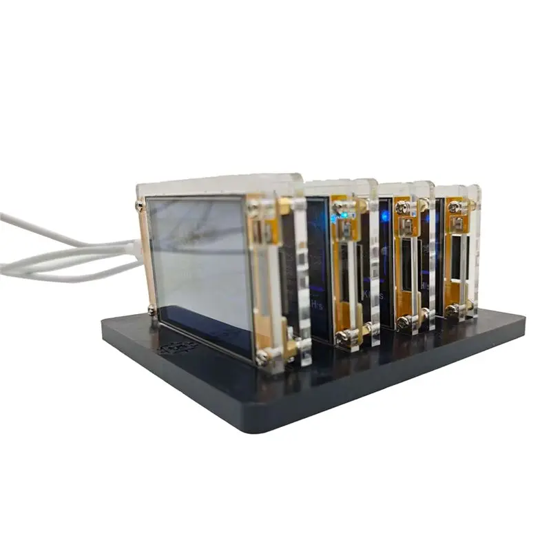 Classic-Nerdminer V2 شاشة 2.8 بوصة Nmminer 3840KH/S Solo Crypto Mining Machine BTC Bitcoin Lottery Miner مع حامل للمنزل