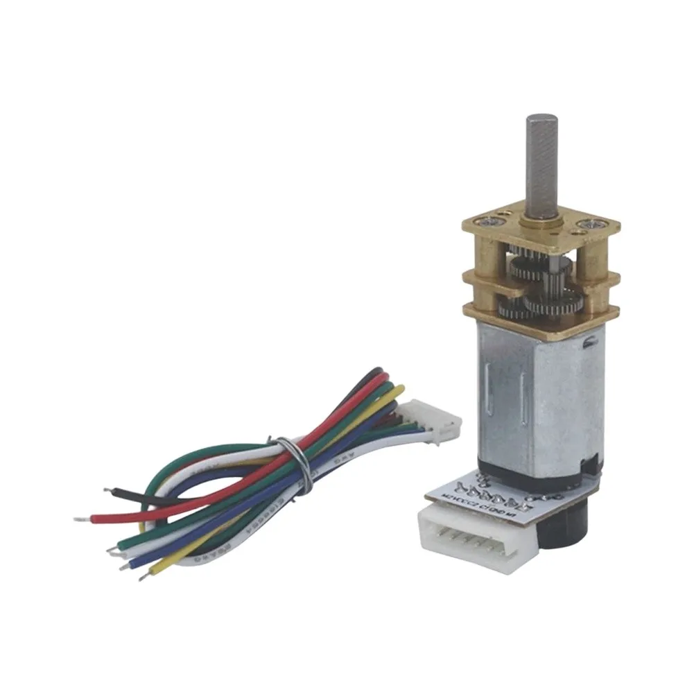 2PCS GA12 For N20 Encoder DC 6V Metal Gear Motor High For Torque Reduction For RC Car Robot DIY Automation Project Accessories