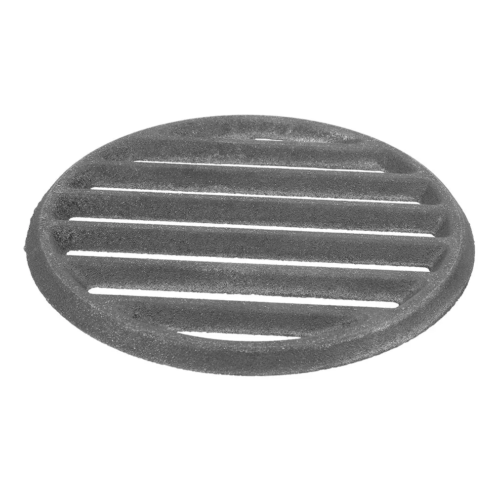 Parrilla de hierro fundido, rejilla de barbacoa de carbón, rejilla de cocina resistente a altas temperaturas, rejilla para asar, accesorios de repuesto, malla