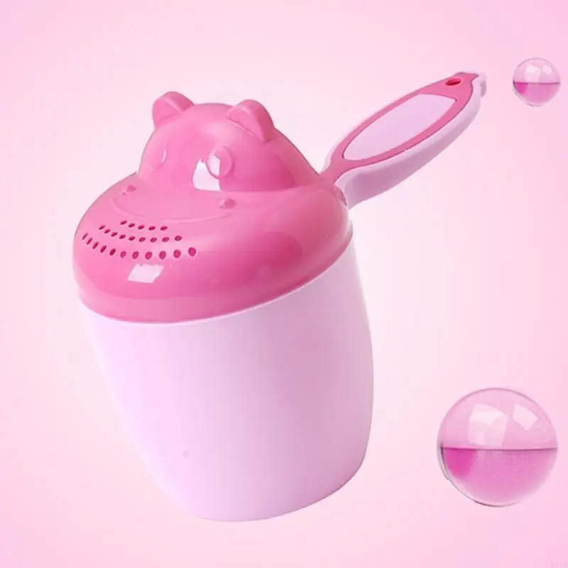 신생아 목욕 Rinser 유아 욕조 장난감 샤워 컵 만화 목욕 워시 헤어 컵 P31B