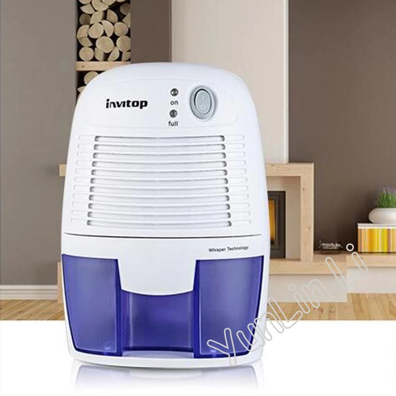 Mini Dehumidifier Household Mute Dehumidifier Wardrobe Dry Machine Silent Basement Dryer with 500ml Tank