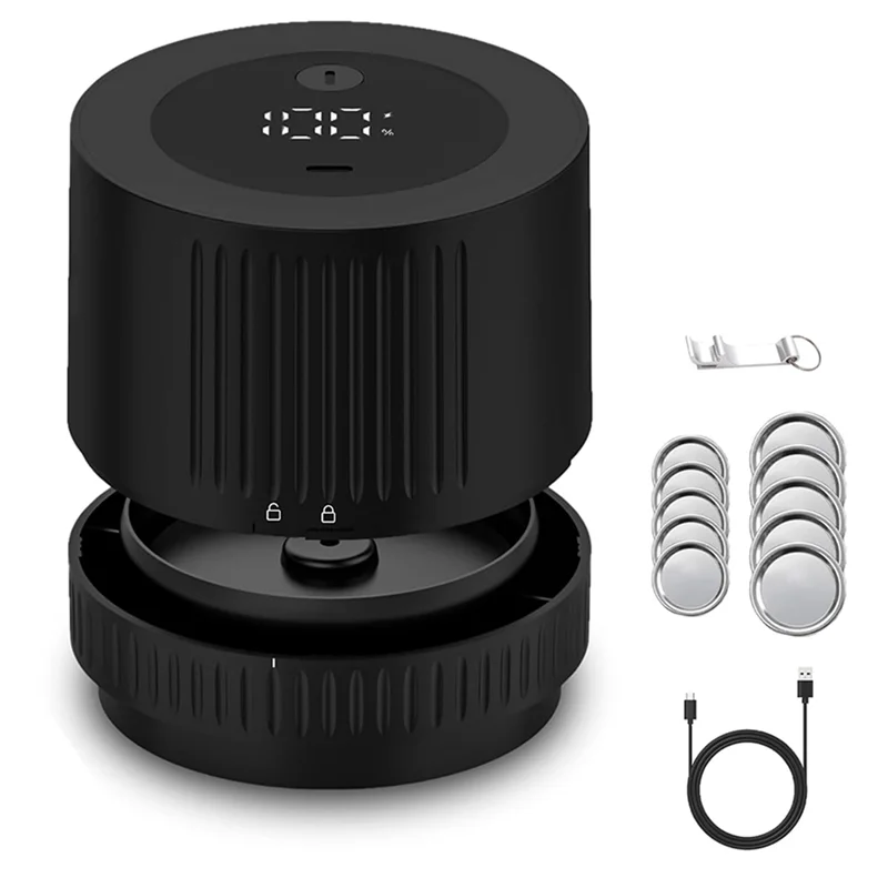 B13C Electric Rechargeable Ball Jar Sealer For Mason Jars, Vacuum Sealing Kit Fits For Regular Mouth& Wide Mouth