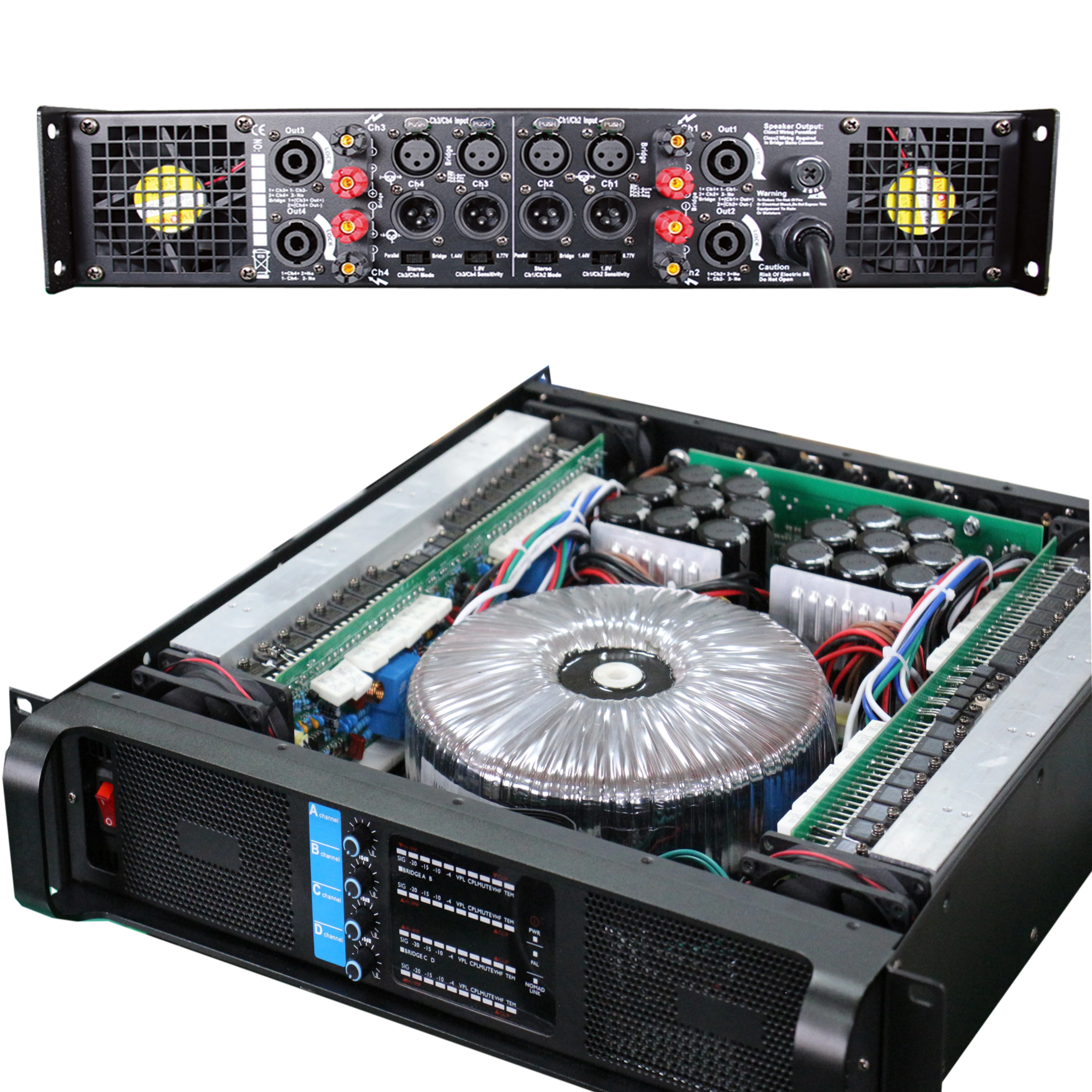 4Ch 3200 watt line array power amplifier FP10000