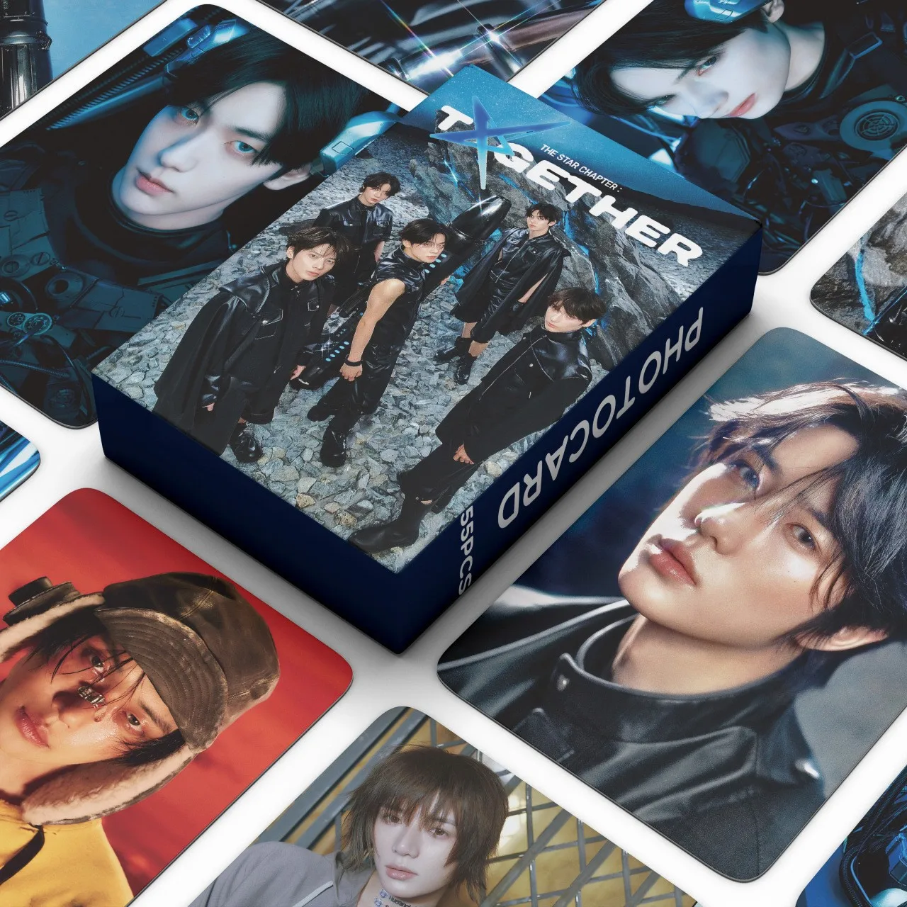 TXT The Star Chapter: TOGETHER YEONJUN LOVE LANGUAGE Juego de tarjetas fotográficas 55PCS Oficial coleccionable K-POP Fan Merch Gift