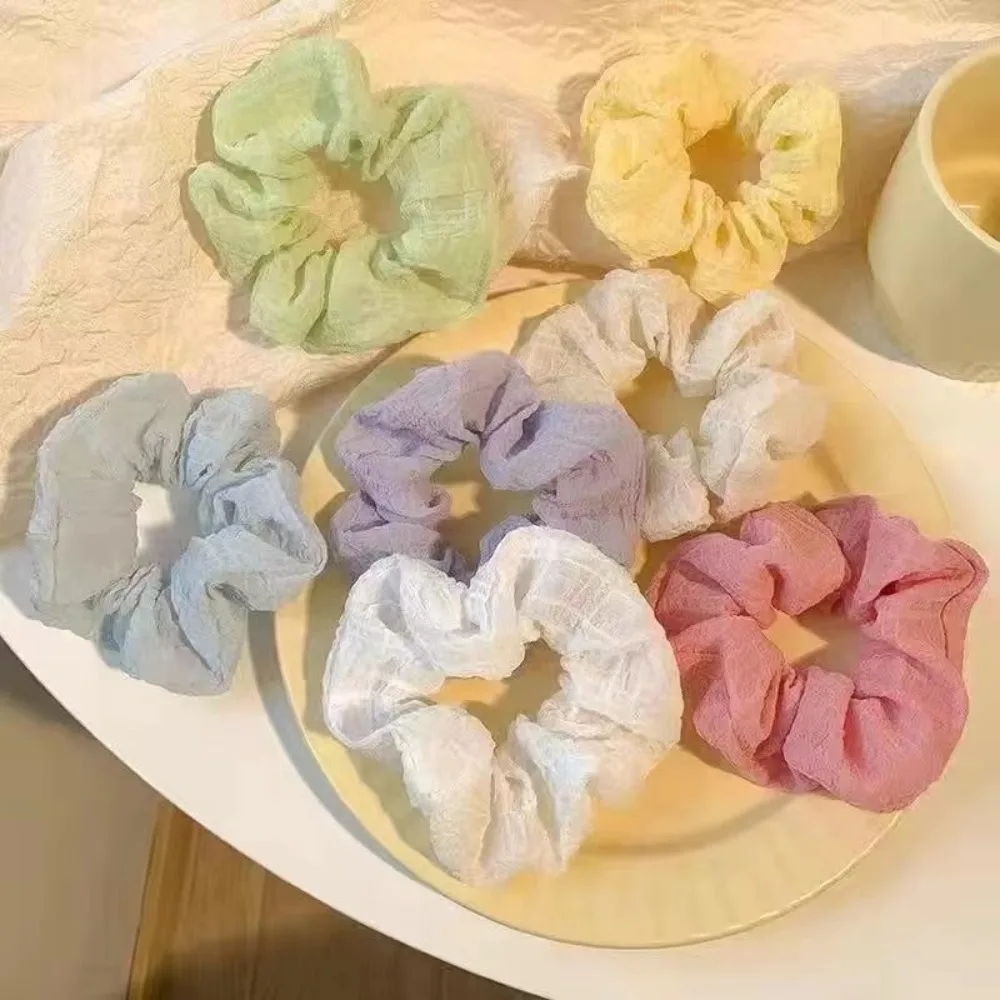 7 Stück Böhmen Candy Farbe Haargummis für Frauen Mädchen Niedliche elastische Haargummis Bänder Stirnband Gummibänder Haarschmuck