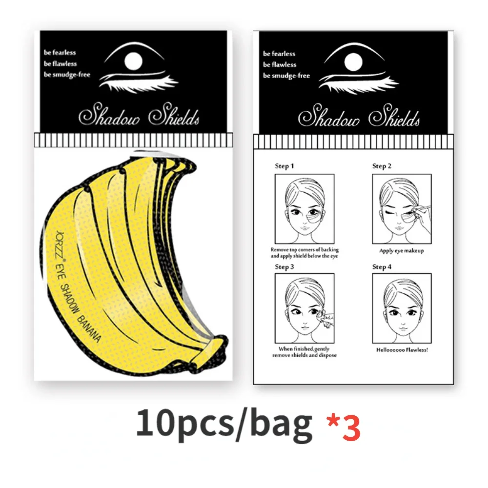 New Banana Shaped Eyeshadow Makeup Stencil Models Template Card Eyeliner Eye Liner Makeup Accessories Eyes Stencils Shaping Tool