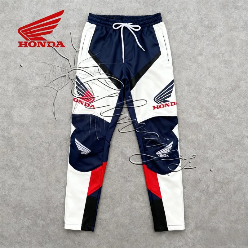 

2026 Summer New Design Honda Racing Enthusiasts Fashion Cycling Speed Dry Pants Men's MOTO Off Road Mountain Bike Sports Pants