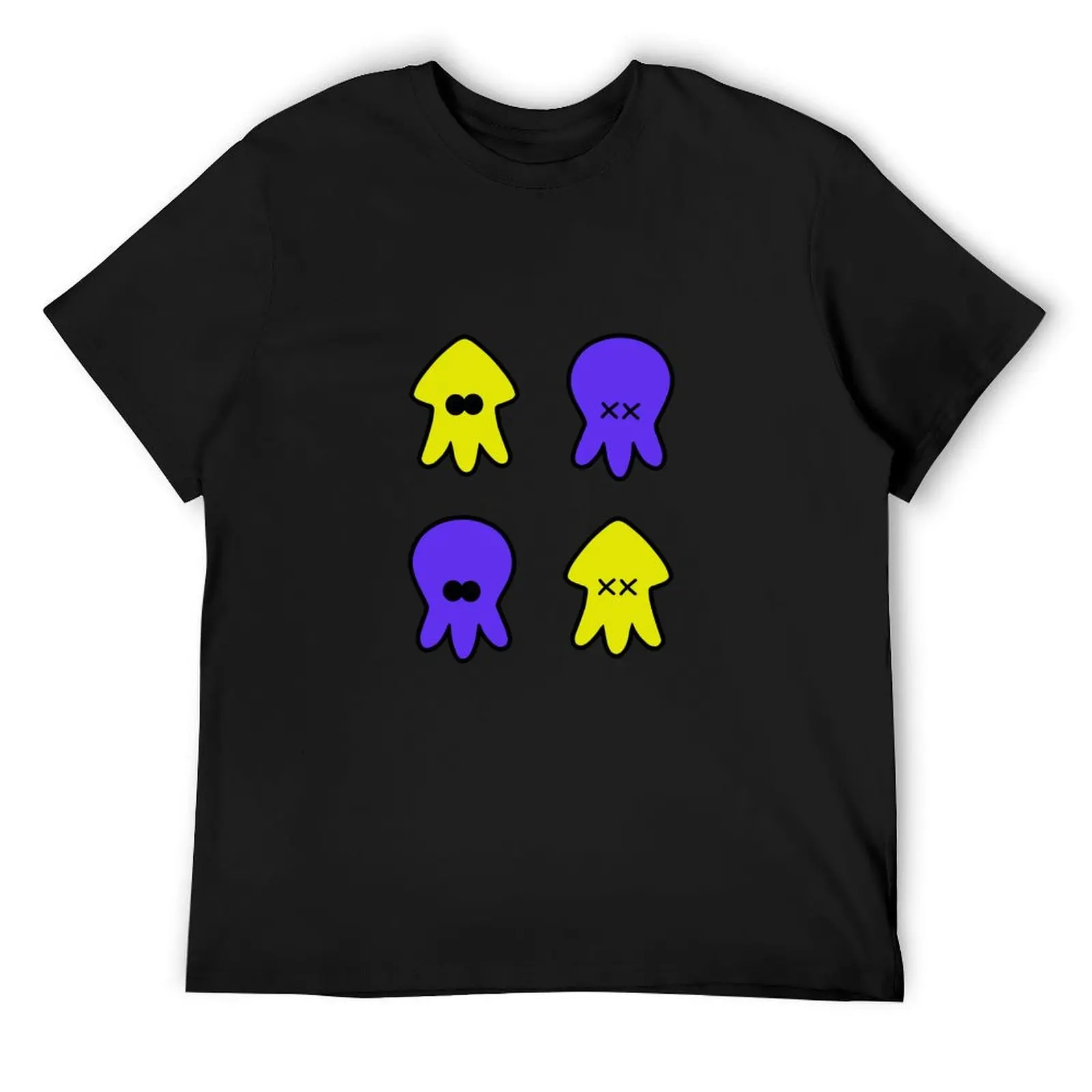 octo and inkling stickers T-Shirt cheap stuff croswit shirt man plus sizes essential t shirt men clothings
