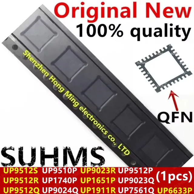 (1 szt.) 100% nowy UP1740P UP9510P UP9512S UP9512R UP9512Q UP9024Q UP9023R UP1911R UP9512P UP9023Q UP7561Q UP6633P UP1651P QFN