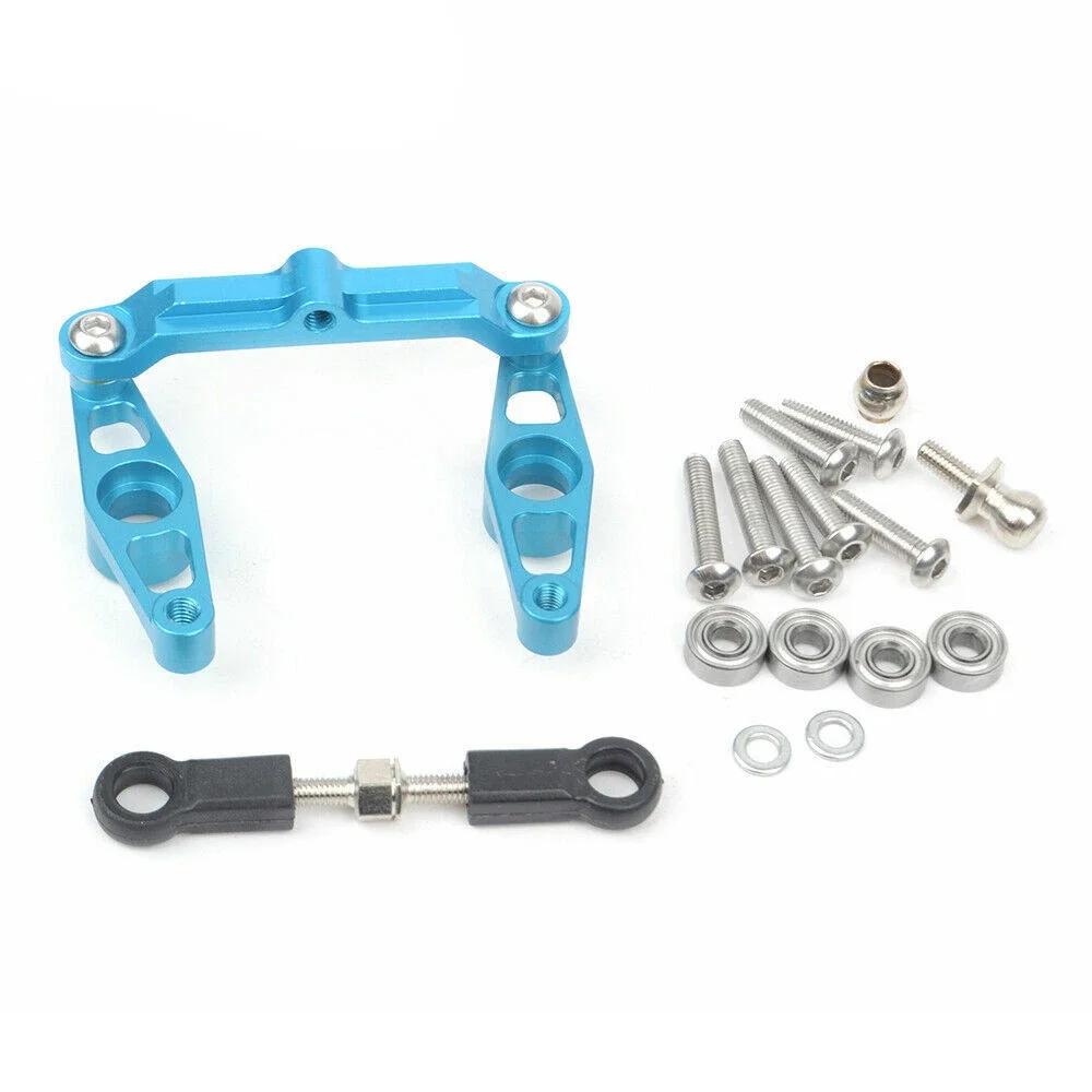RC Aluminium-Legierung Kurbel-Lenkarm-Set für Tamiya TT-02 TT-02SR TT02D Type-S TT02B TT-02BR TT-02S 1/10 RC On-Road Auto