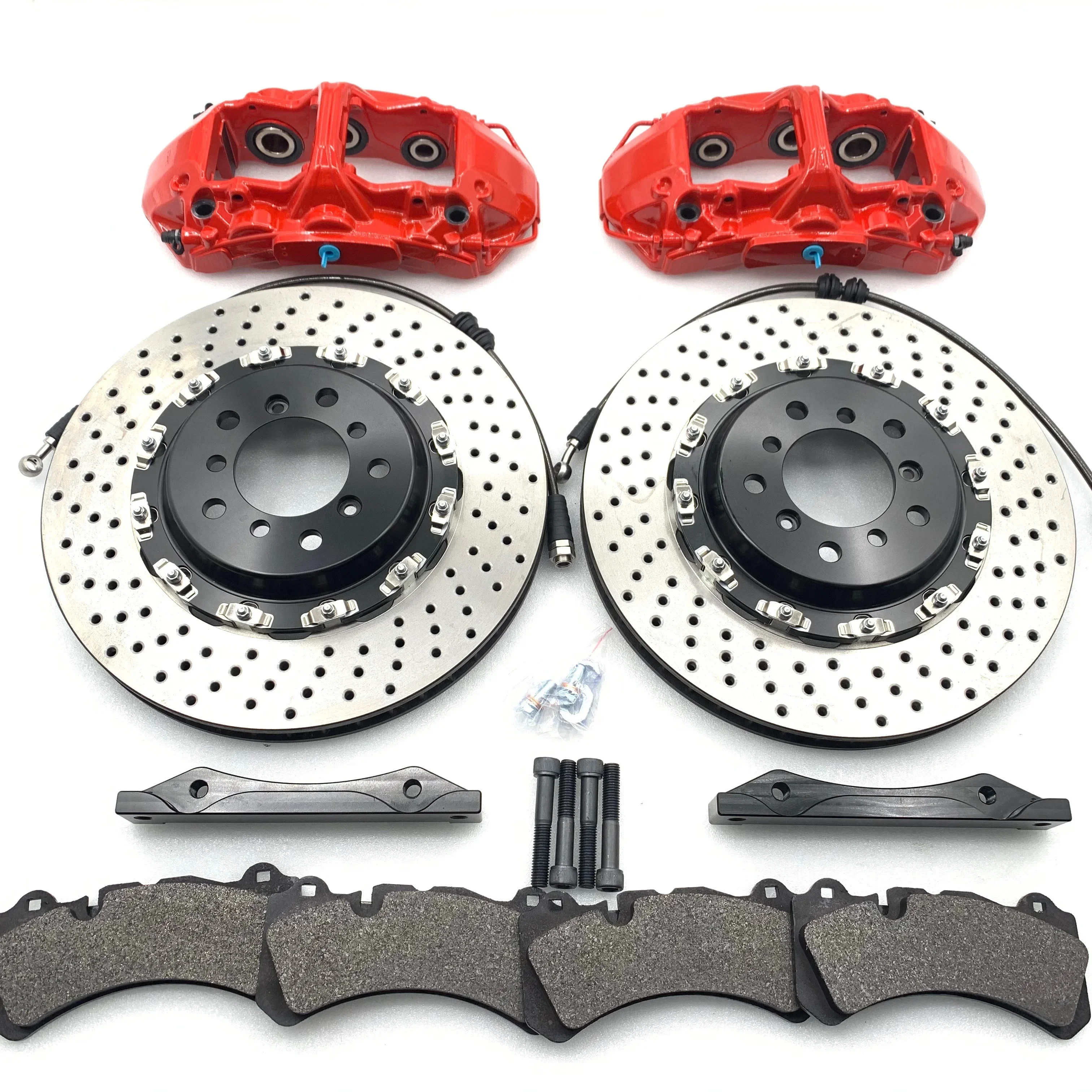 ON SALENew JKGT6 Front Brake Caliper Disc Pad Kit for Nissan Patrol Y61 2008 380*34mm Front Wheel