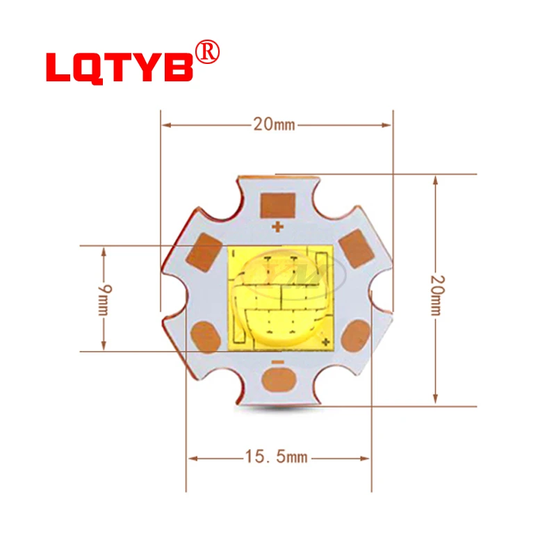 XHP90ไฟฉายพลังงานสูงแบบ LED 36W/45W/50W โคมไฟไส้ตะเกียงอุปกรณ์เสริมแหล่งกำเนิดแสง DIY