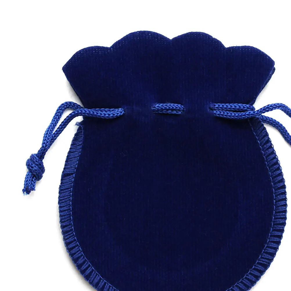 

10 Pcs Flannel Gift Bag Jewelry Holder Storage Container Pouch Gourd Shape Drawstring Bag for Home Jewelry Store Display Supplie