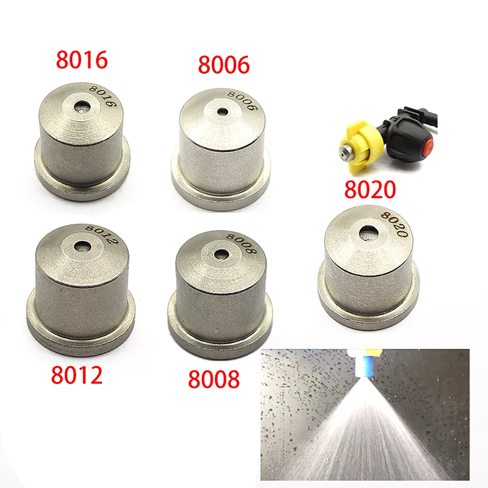 10PCS Agricultural Sprayer Nozzle Stainless Steel Hollow Cone Windproof Atomizing Drone Sprayer Accessories Nozzle