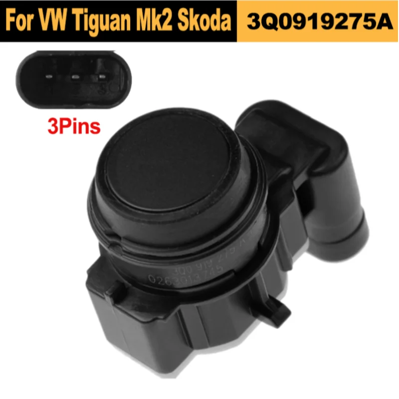 3Q0919275A PDC Parking Sensor Ultrasonic Reverse Radar For VW Tiguan Mk2 Skoda Kodiaq Audi Seat Porsche Auto Park Assist Replace