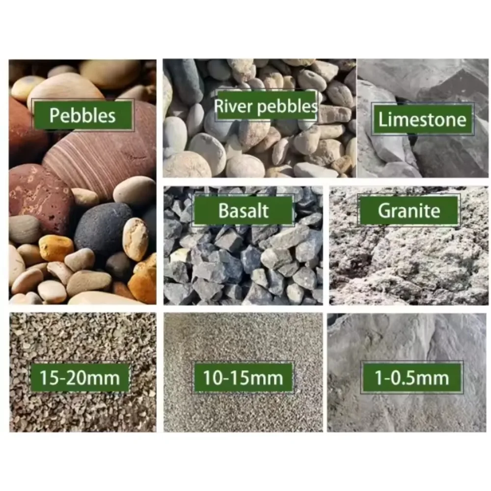 كسارة الفك المتنقلة من حجر الصخور الصغيرة مع شاشة وآلة كسارة الفك الخام الذهبية