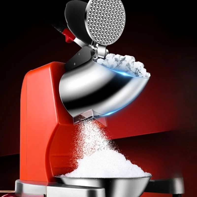 

Electric ice crusher commercial fully automatic large milk tea shop bar ice shaver crusher smoothie machine cotton