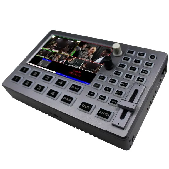 

HDS8101 5" Screen PIP 4-CH OBS HD Broadcasting Switcher