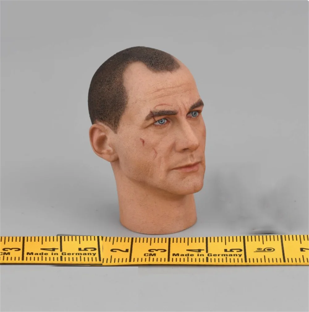 Male Head Sculpt Carving Scarf, Tipo de mão, Action Figure Collectable, 1:6 DID, D80177, Novo, Versão original