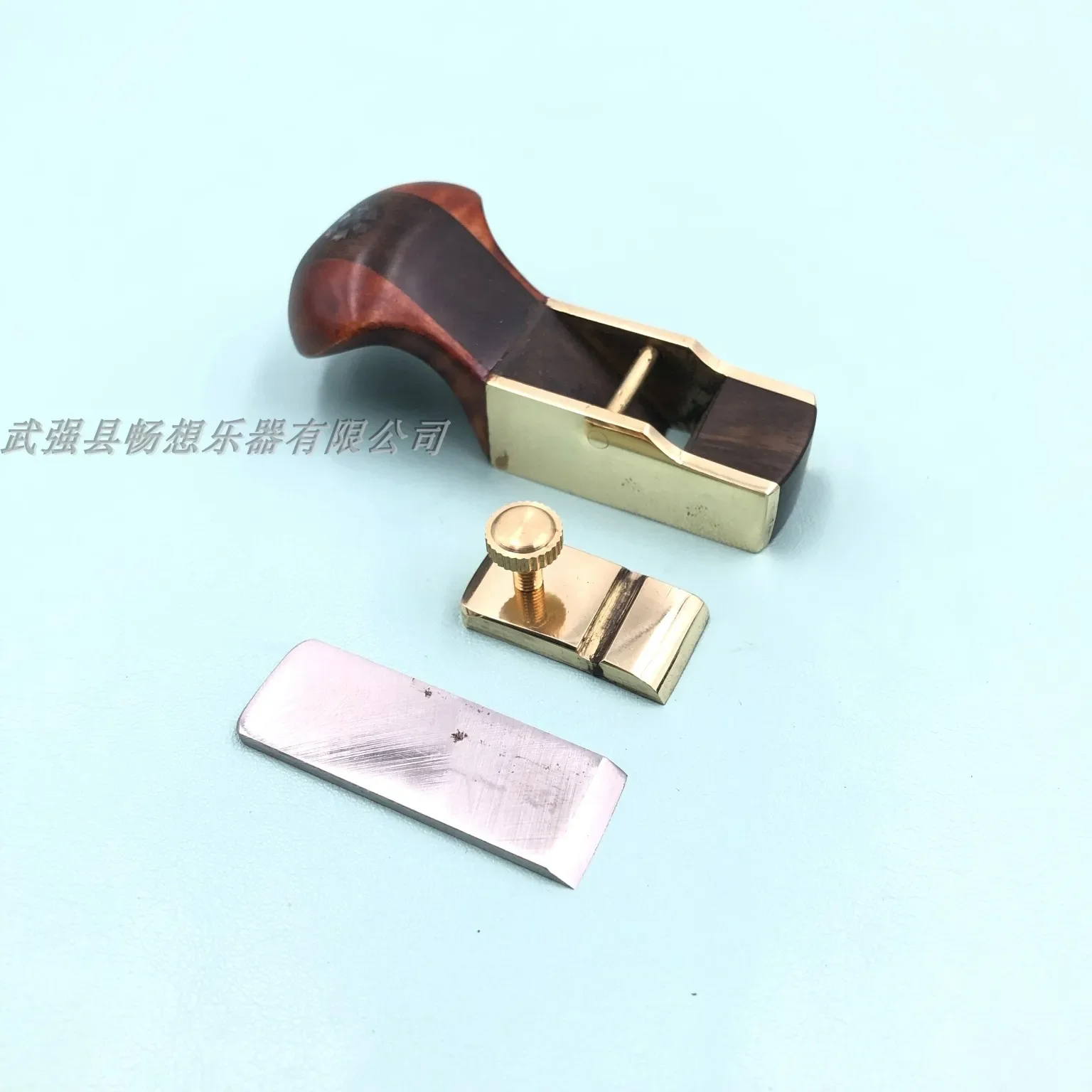 High speed steel Brass luxurious wrap blackwood Flat bottom planes Planer，luthier woodworking DIY Tools Manual Push plane