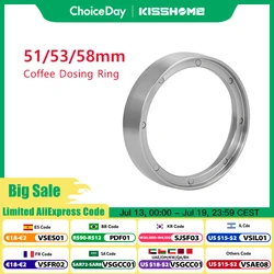 Coffee Dosing Ring Magnetic Stainless Steel Dosing Funnel For 51mm 54mm 58mm Portafilter Espresso Maker Accessories Barista Tool