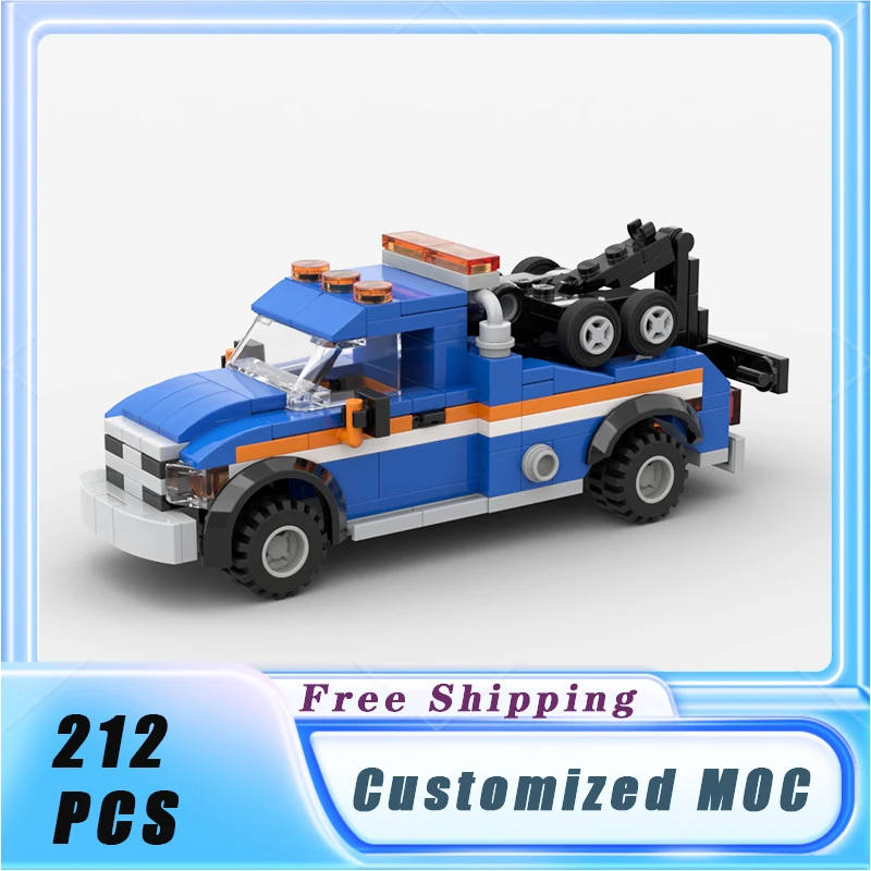 Classical City MOC Engineering Construction Vehicles Building Blocks Model Bricks Assemble Display Children\'s Toys Gifts