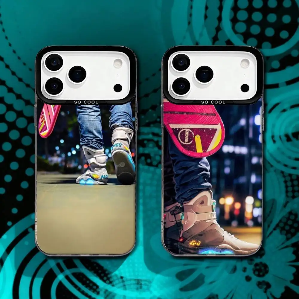 

Movie B-Back To The F-Future Phone Case For iPhone 17,16,15,14,13,12,X,8,Pro,Max,Plus,SE4,Air,Mini Black Matte Durable Hard