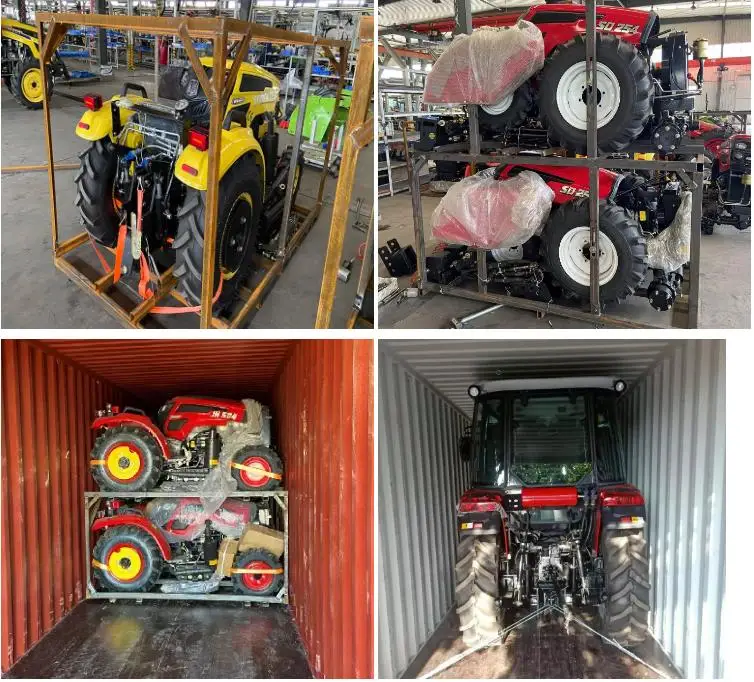 جرار زراعي 50HP 4WD بسعر المصنع جرار مشي زراعي صغير