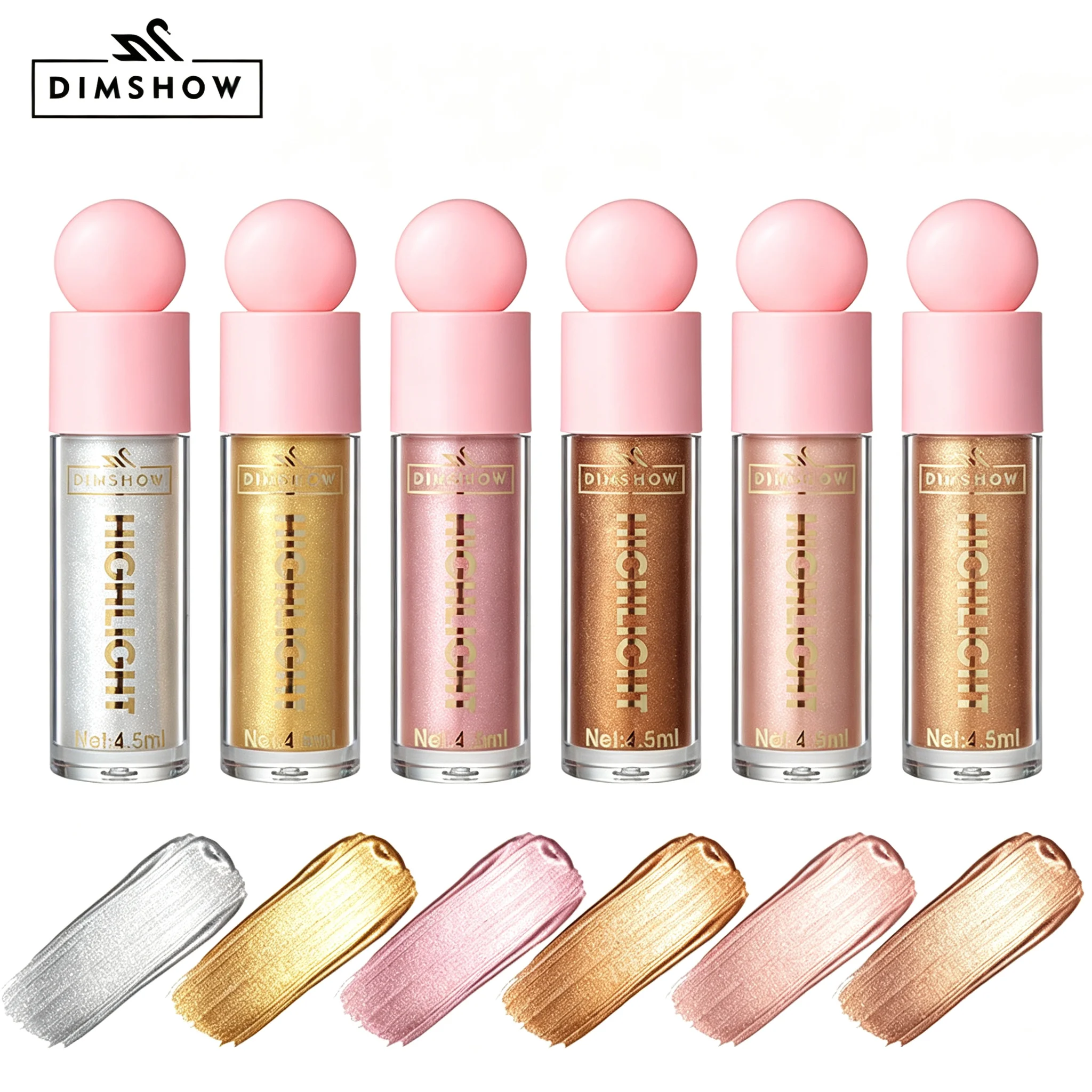 Multi-Purpose Liquid Makeup for Lips and Cheeks, Moisturizing Texture with Natural Color Payoff, Multifunctional Blush, Eyeshadow, Highlighter, and Contouring Liquid, Versatile Facial Brightening Makeup
